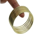 thumbnail image 2 of 12 Pcs 3 Inch Gold Metal Rings Hoops Macrame Ring for Dream Catchers and Crafts, 2 of 4