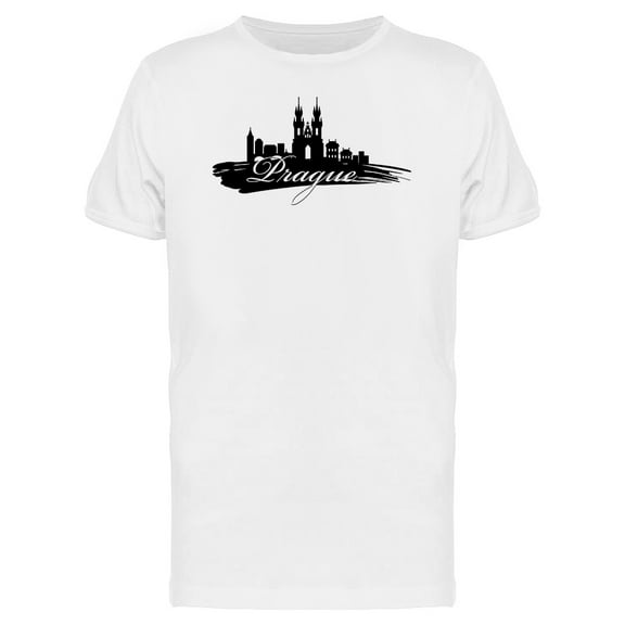 Prague City Skyline Tee Men's -Image by Shutterstock
