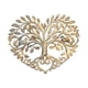 thumbnail image 3 of Adorno de pared de metal con forma de y pájaros, decoración de pared con forma de corazón, escultura artística moderna para puerta de entrada, Dorado, 3 of 8