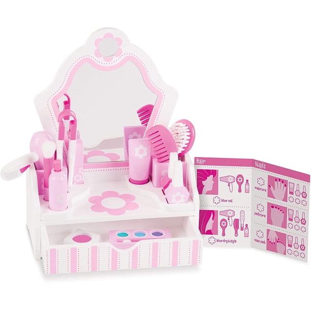 Juego de Salón de Belleza Melissa & Doug con 18 Accesorios Infantil Melissa & Doug MD858854