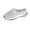 Grey, variant on 2026 New Womens Breathable Mesh Walking Mules Sneakers Open Back On Shoes(Grey,8.5)