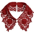 thumbnail image 3 of YooGuoGuo Solid Color Hollow-Out Floral Peral Decorative Detachable Fake Collar Choker Blouse Collar for Women Girls, 3 of 9