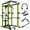 Black+Green 17, variant on Multi-functional Power Cage 1000Lbs Capacity, Home Adjustable Pullup Squat Rack with Lat Pull-down, Steel Frame Weight Rack for Strength Training, Black+Green