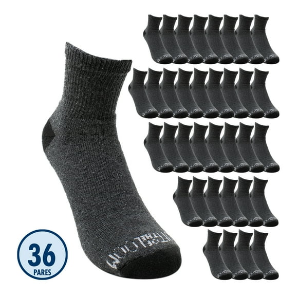 Fruit of the Loom Quarter Caballero Unitalla Algodón Afelpado Oxford 36 pares