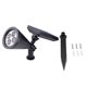 thumbnail image 5 of Foco de paisaje 4LED Lámpara de pared de jardín de seguridad con luz solar a prueba de agua para exteriores, blanco cálido, 2 piezas kenally HA000907-02B, 5 of 7