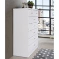 thumbnail image 3 of Pemberly Row Tall 7 Drawer Chest with 2 Locking Drawers in White, 3 of 5
