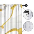 thumbnail image 4 of Blackout Kids Curtains,Gold and White Marble Childrens Insulated Curtains Set Of 2,Bedroom Essentials,Toddler Room Decor 52x84in(132x213cm), 4 of 4