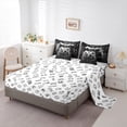 thumbnail image 4 of Videogames Reversible 7Pcs Comforter Set Twin Size,Geometric Honeycomb Gameapd Fitted Flat Sheet Modern Gamer Bedding Set Room Decor Teens Black Gaming 2 Throw Pillow,2 Pillowcases, 4 of 5