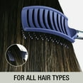 thumbnail image 5 of Detangler Curved Vented Hair Brush for Women/Kids/Men, White, 5 of 5