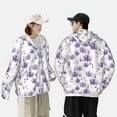 thumbnail image 6 of Fotbe Orchids Flowers Men's Women's UPF 50+ Sun Protection Jacket Hooded Cooling Shirt with Pockets Hiking Outdoor Performance-Large, 6 of 9