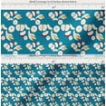 thumbnail image 2 of Soimoi Blue Cotton Voile Fabric Banana & Fresh Print Sewing Fabric Yard 56 Inch Wide, 2 of 7