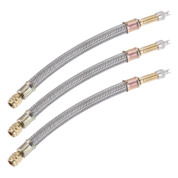 3uds 190mm 7.48'' Coche Neumático Válvula Vástago Extensión Inflador Manguera
