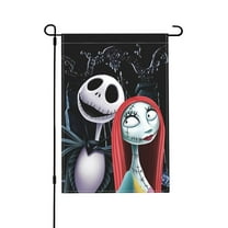 Double-Sided Garden Flag The Nightmare Before Christmas Flag Wall Hanging Room Decorative Yard Home Decor 12x18 inch