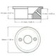 thumbnail image 3 of Tomas eléctricas para guitarra Jack Plate Holder Chrome Plated Empotrable Jack (Oro), 3 of 6