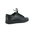 thumbnail image 3 of Fitflop Womens Camryn Furry Leather Sneaker Shoes, All Black, US 5, 3 of 3