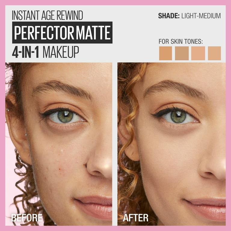 Maybelline Fit Me Matte and Poreless Mattifying Face Primer Makeup, Clear,  1 fl oz 