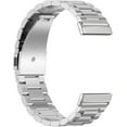 thumbnail image 4 of REQO Bracelet en Métal Compatible avec Fitbit Versa 4/Sense 2/Versa 3/Sense Bracelet de Remplacement Bracelet en Acier Inoxydable pour Versa 4/Sense 2, 4 of 7