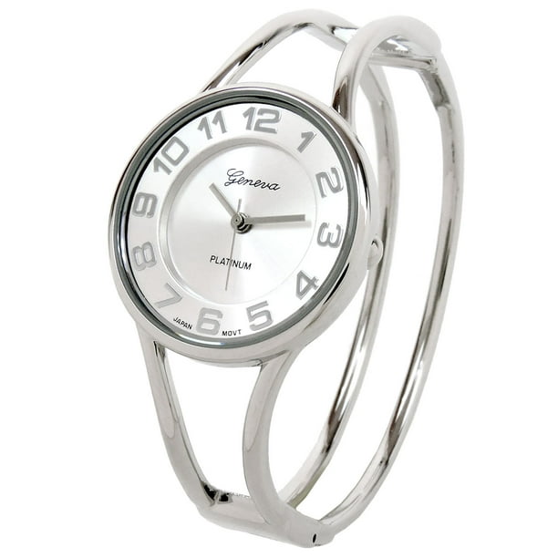 Women's bangle cuff watch hot sale