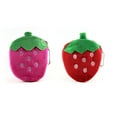 thumbnail image 2 of Monedero de peluche con forma de fresa y fruta (rojo), 2 of 7