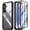 Black/Clear, variant on Poetic Guardian Case for Galaxy S25+ Plus 5G 6.7 "(2025), Built-in Screen Protector [Work with Fingerprint ID], Black/Clear