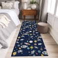thumbnail image 6 of Area Rugs 2x6, Cartoon Rocket Space Planet Non Slip Washable Rug Indoor Carpet Soft Floor Rugs for Home Living Room Bedroom Dining Room Office, 6 of 9