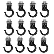 Raindrops 12 Pcs Chandelier Hook Ceiling Hooks for Chandeliers Retro Brooch Wind Chimes Black