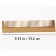 thumbnail image 2 of Wooden Comb Hair Comb Massage Comb Eco Friendly Zero Waste Bamboo Handmade Wood Hair Comb 5.35 ''/ 13.6cm For Women, Men And Girlswood Color4pcs, 2 of 5