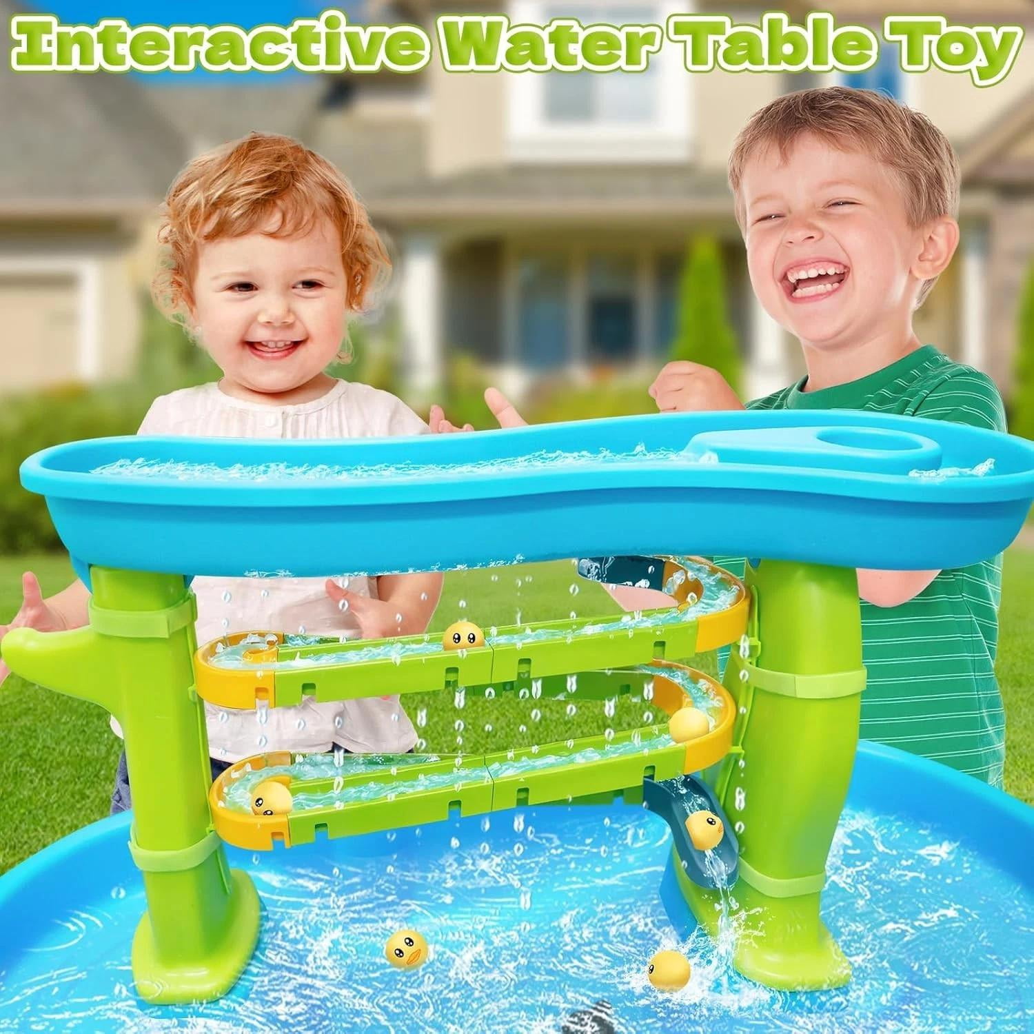 Water Slide Toys for Step2 Rain Showers Water Table Accessories, Quick-Instal...