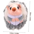 thumbnail image 5 of 2pcs Little Hedgehog Pendant Animal Keyring Cartoon Key Chain Animal Plush Keychain Plush Animal Key, 5 of 5