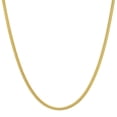 thumbnail image 2 of Kylie Harper Unisex Italian 14k Gold Over Silver Snake Chain - 18"-24", 2 of 5