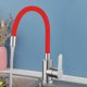 thumbnail image 4 of Grifo de fregadero de acero inoxidable, grifo doméstico, lavabo giratorio (rojo) Ehuebsd Libre de BPA, 4 of 7