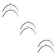 thumbnail image 3 of Guardoinrt 2pcs Go-to Accessory For DIY Crafts Metal Frame Kiss Clasp Lock Exquisite silver 15.2CM 3Set, 3 of 6