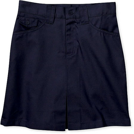 Girls' Durable Twill Inverted-Pleat Scooter