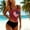 Z01-Red, variant on EchfiProm Womens Swimsuits Two Piece Swimwear Tankini High Waisted Blue Modest Bathing Suits for Ladies