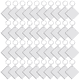 thumbnail image 1 of 120 Pcs Square Sublimation Keyring Blanks Set with Double Side Heat Transfer Keychain for DIY Keychain and Craft, 1 of 5
