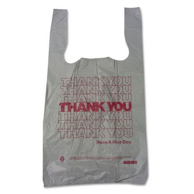Thank You High-Density Shopping Bags, 10 Thank You High-Density Shopping Bags, 10