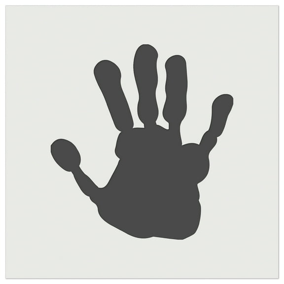 Hand Print DIY Cookie Wall Craft Stencil - 5.5 Inch