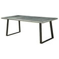 thumbnail image 1 of ACME Table de Salle à Manger Rectangulaire en Aluminium Kaylia, 1 of 6