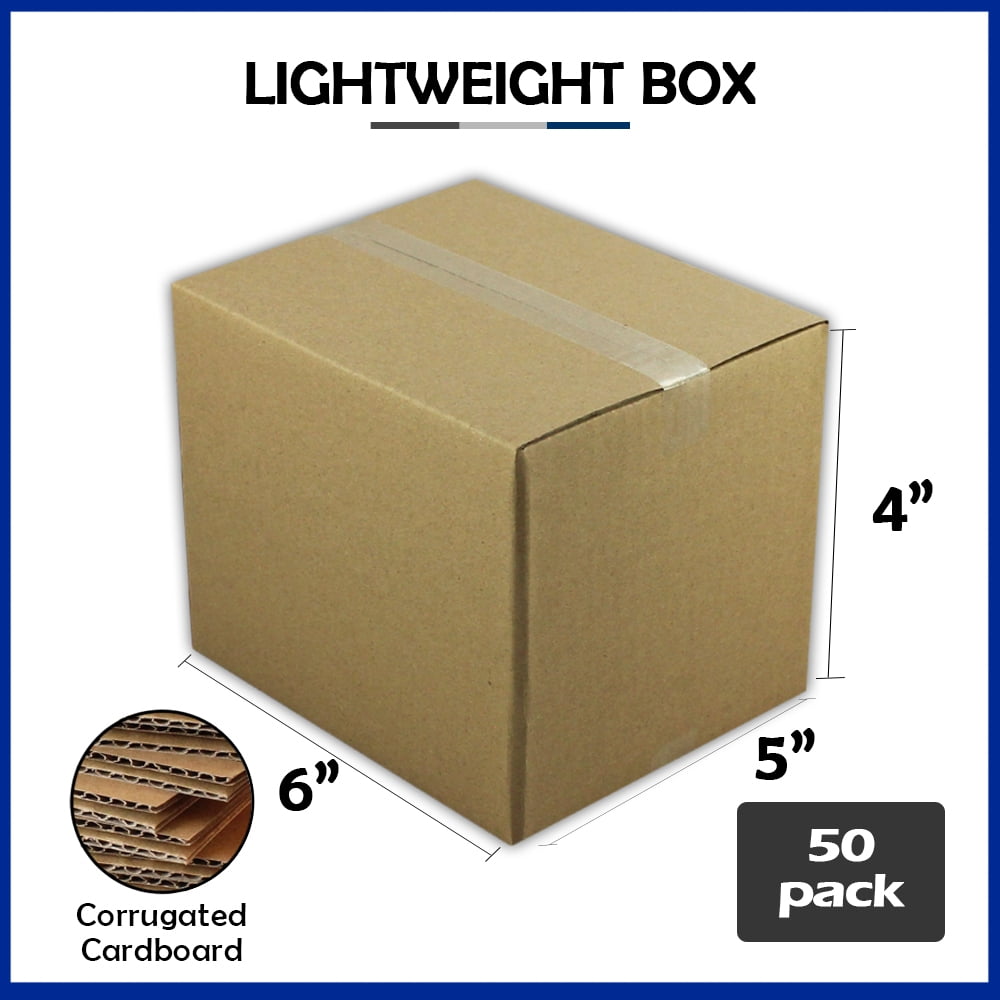 5 9x6x4 "EcoSwift" Brand Cardboard Box Packing Mailing Shipping Corrugated 