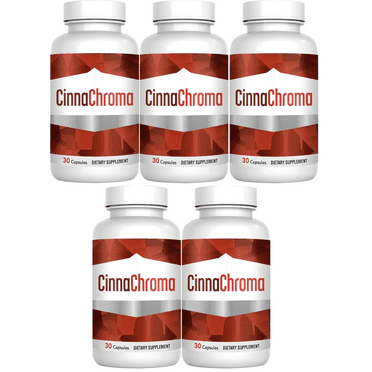 CinnaChroma  Blood Sugar Support  Dietary Supplement - 30 Capsules (5 pack)
