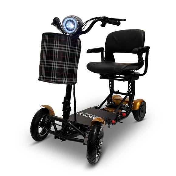 Comfygo MS-3000 Electric Scooter for Adults, Foldable Scooters for Seniors,4 Wheeler Drive Mobility Scooter with Chair,Scooter Eléctrico para Adultos