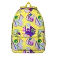 thumbnail image 1 of Colorful Modern Art Backpack, Abstract Pattern School Bag with Rainbow Gradient, Chic Graffiti Design, and Psychedelic Fashion Style, 1 of 3