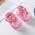 thumbnail image 3 of Bowknot Baby Girls Shoes Soft Sole Pre-step Shoes First Walkers Sweet Princess Shoes 0-12M, 3 of 9