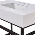 thumbnail image 4 of Altair Design 36" Stone Effects Vanity Top in Snow White Apron with White Sink, 4 of 6