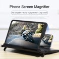 thumbnail image 2 of Hyasfey 12-Inch Phone Screen Magnifier 3D Magnifying Projector Screen Enlarger Expander Movies Videos Watching Mobile Phone Holder Cellphone Screen Amplifier, 2 of 7