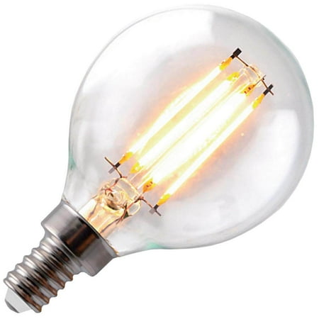 

Green Creative 98451 - 4 watt 120 volt G16.5 Candelabra Screw Base 2700K Dimmable LED (4FG16.5DIM/827)