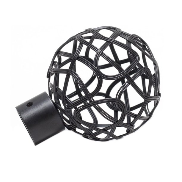 Barra de cortina, varilla simple, cabezal hueco, accesorio decorativo para cortina, soporte, producción hecha a mano