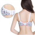 thumbnail image 3 of NEW Front Closure Bras No Wire Beauty Back Brassiere for Women Beauty Back Plus Size Print Bra Maternity Nursing Bra, 3 of 5