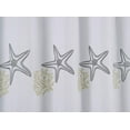 thumbnail image 2 of Sanibel Coastal Embroidered Canvas 13-Piece Shower Curtain Set, 2 of 3