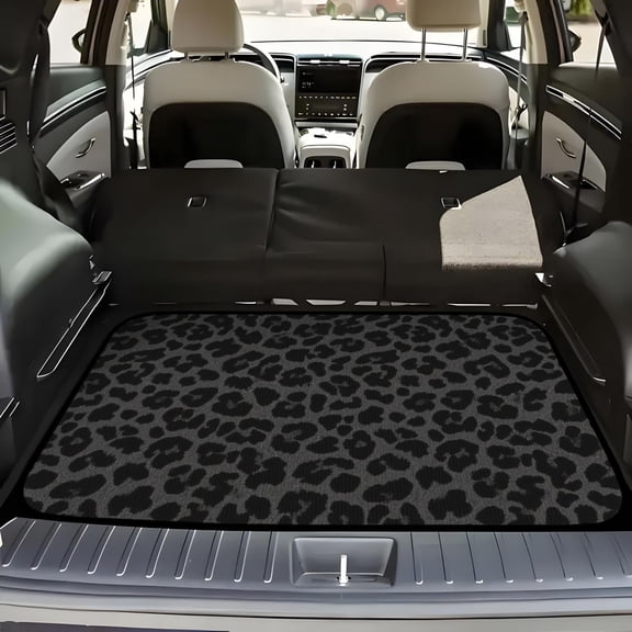 Universal Car Trunk Mat, All Weather Trunk Protection Cargo Liner, Durable Cargo Mat Rear Trunk Liner, Stylish Vehicle Interior Accessories Suitable for Most Car